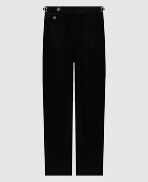Brunello Cucinelli Black corduroy pants MY499L00M