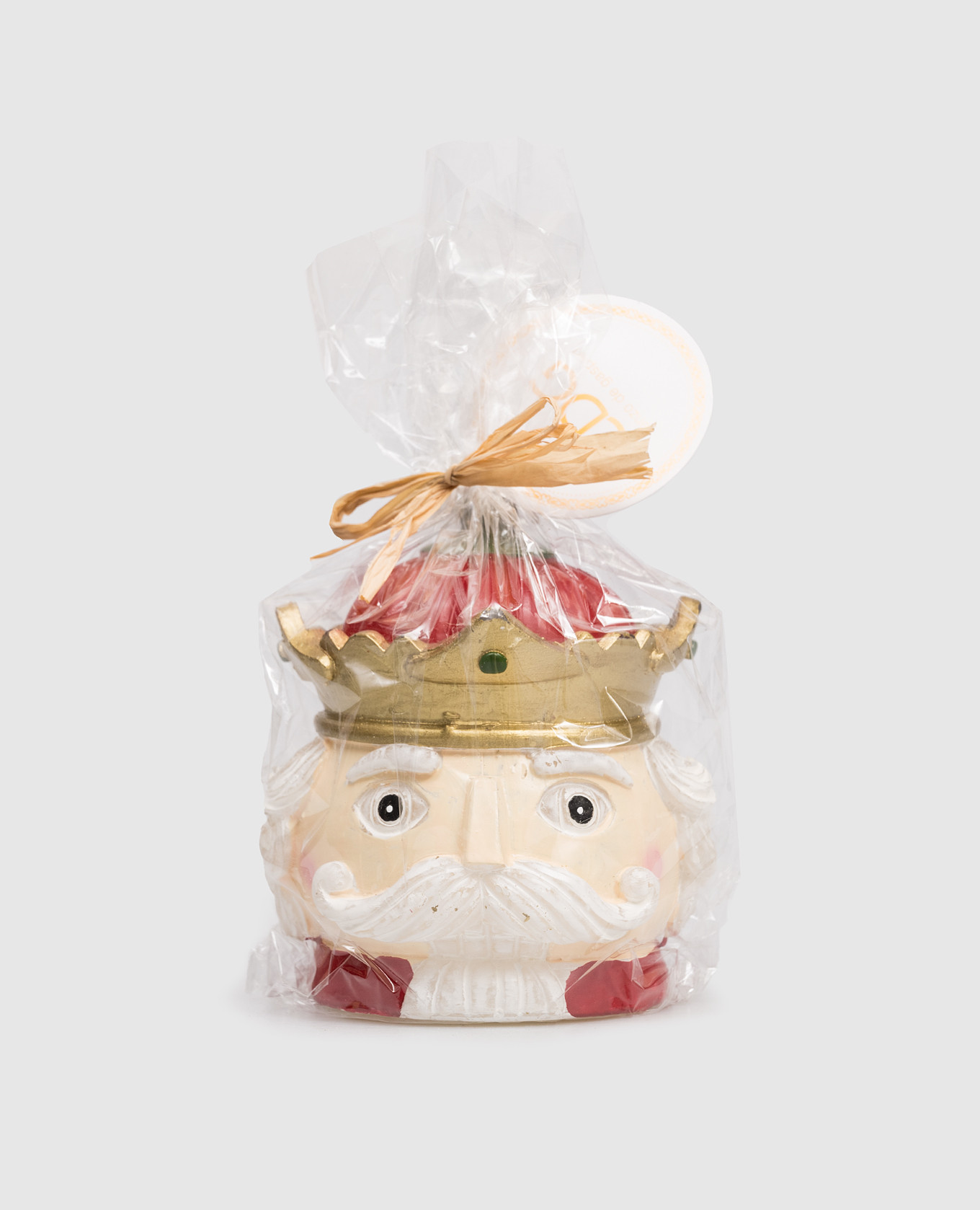 

Decorative candle in the shape of a nutcracker EDG, White