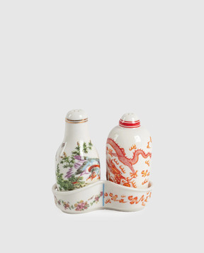 SELETTI Hybrid THEA porcelain spice container set 09692