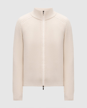 Peserico Ivory wool cardigan R59560F0509044