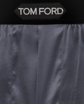 Tom Ford Grey silk boxer briefs T4LE41010