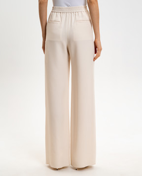Valentino Beige silk pants 8B3RB7451MM