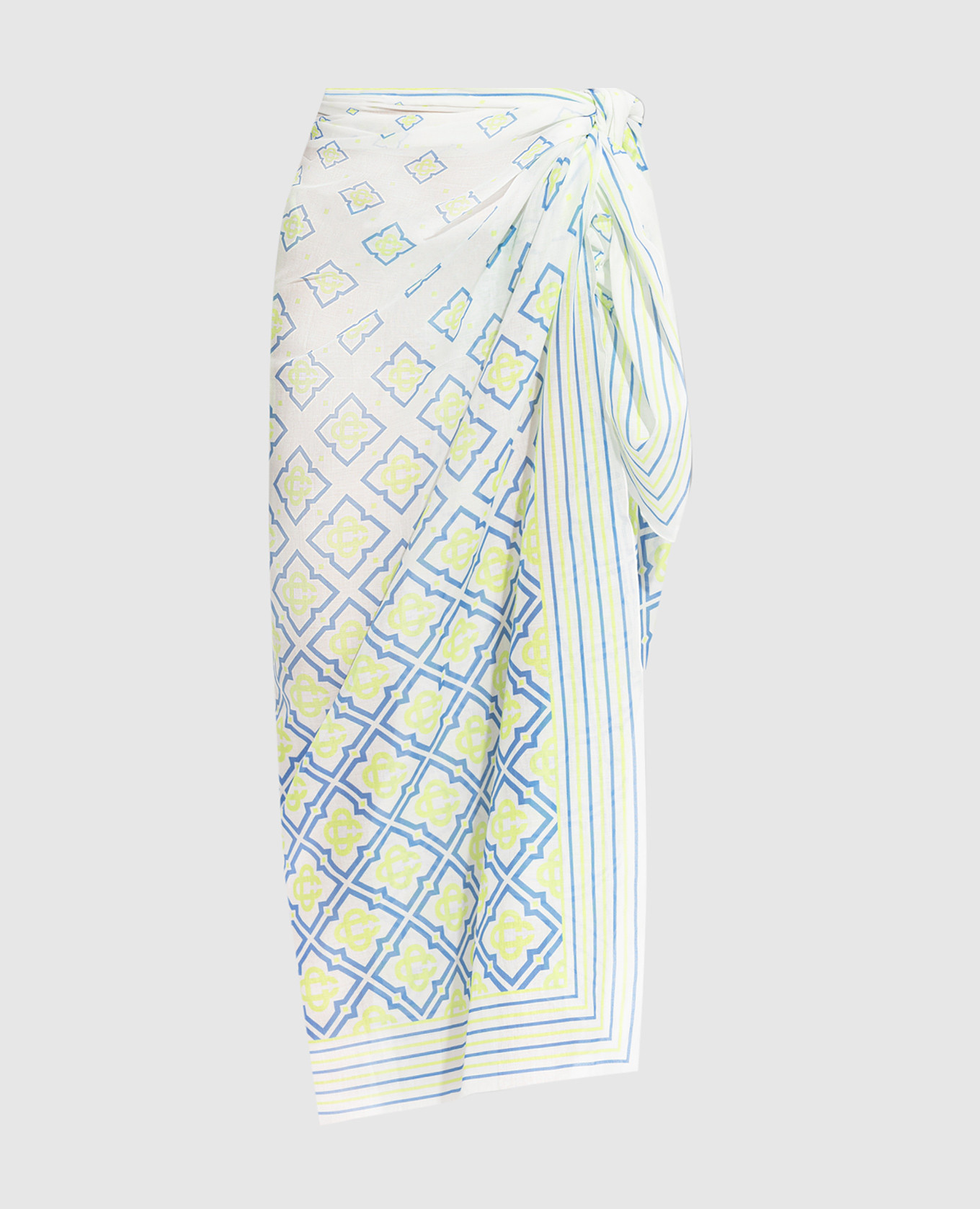 

White pareo in Degrade Monogram print Casablanca
