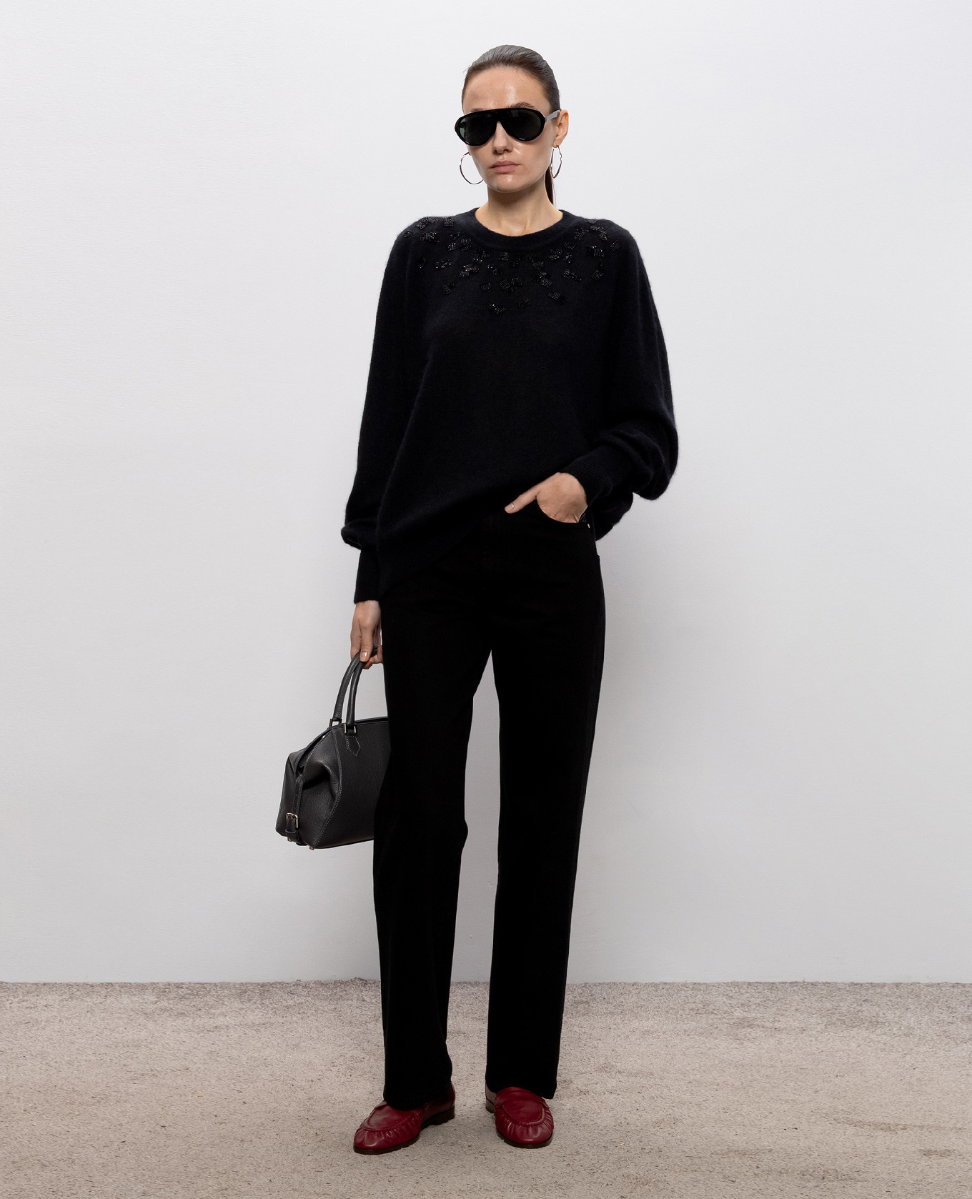 Morgan black jeans with inserts AGOLDE 2