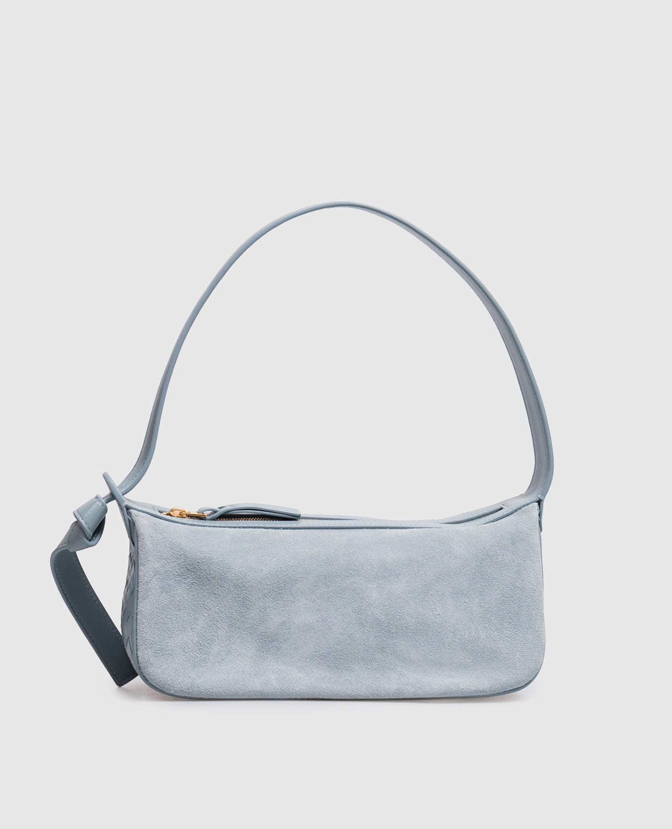 Blue suede Nodo bag
