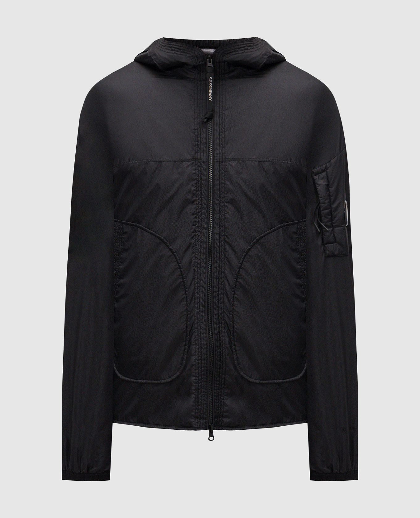 

Black jacket with patch C.P. Company