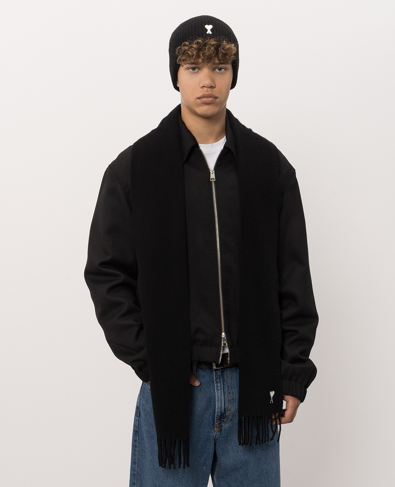 Black wool hat Ami Paris 2