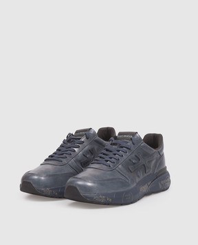 Premiata Mick 1807 blue leather sneakers MICK1807