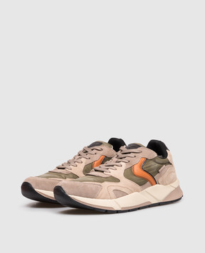Voile Blanche Beige combination sneakers CLUB19 0012019591021E99