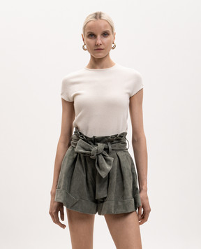 Balmain Ivory wool top HF1ALB45KI87
