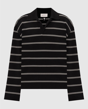 Ami Paris Black striped jumper UPL459KN0194