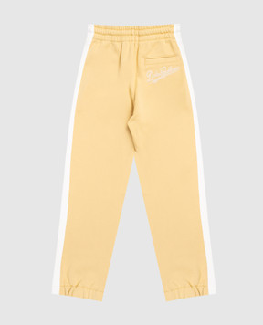 Dolce&Gabbana Children's yellow joggers L4JPLMG7PWP812+