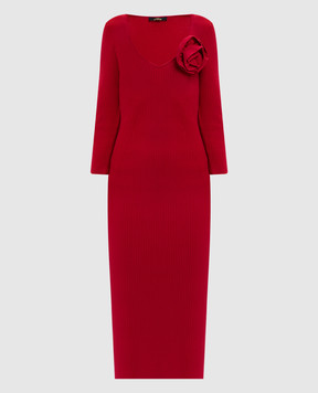 Twinset Red ribbed dress 261AP3100