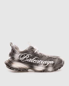 Balenciaga Grey Track Stencil sneakers with gradient effect 542436WTKIS