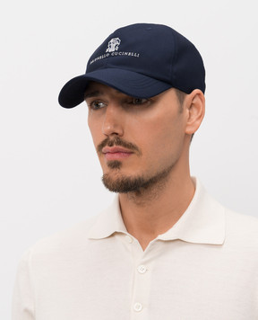 Brunello Cucinelli Blue wool cap M032P9850