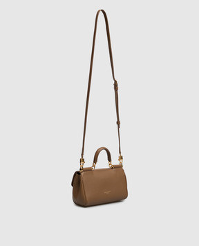 Dolce&Gabbana Brown leather bag My Sicily BB7864B7321