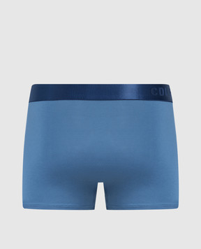 CDLP Blue boxer briefs with logo pattern MUW001005321