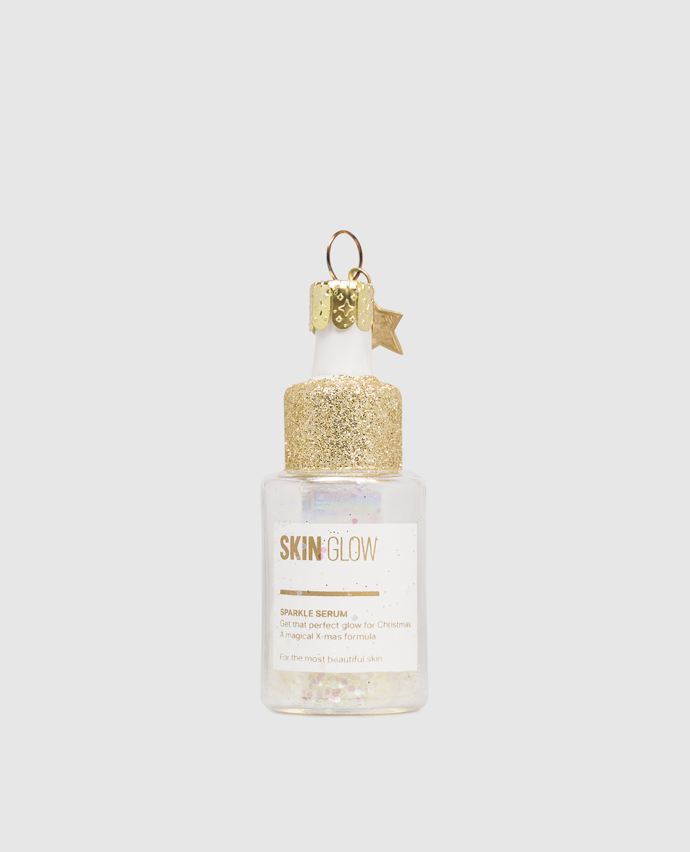 

Christmas tree toy Bottle with vitamin drops Vondels, Transparent