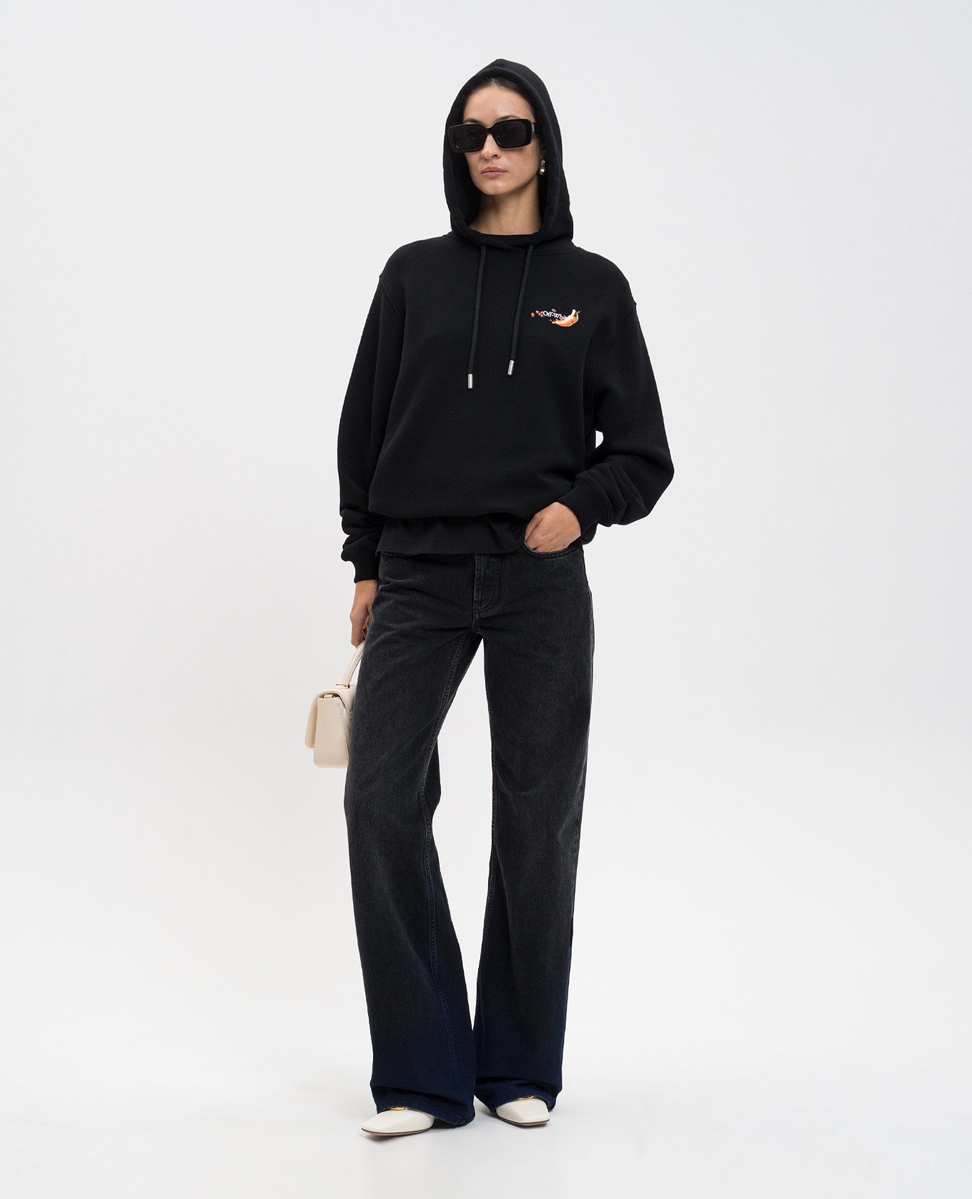 Black Fruits Arrow logo hoodie Off-White 2