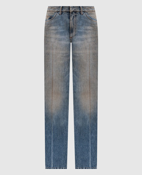Maison Margiela MM6 Blue jeans with a vintage effect S62LB0213M30055