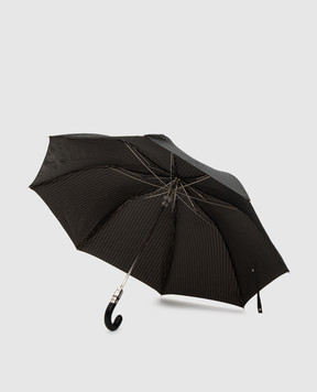 Pasotti Milford Black Folding Umbrella OMITUO64SRASO62771N37