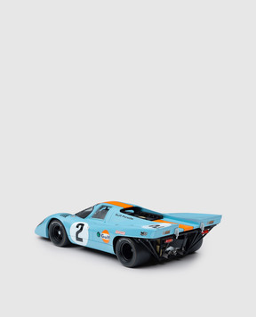 Amalgam Blue souvenir in the shape of a Porsche 917 KH car M6012