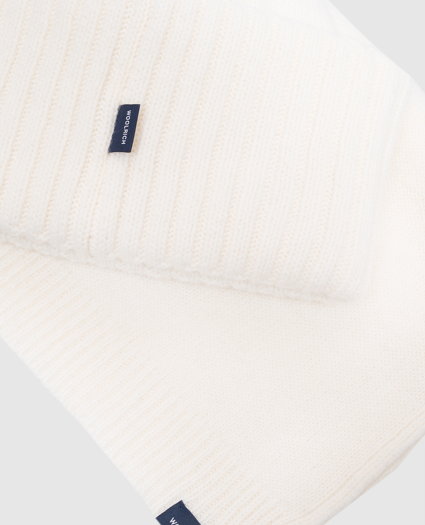 Ivory beanie and scarf set in a gift box Woolrich 3