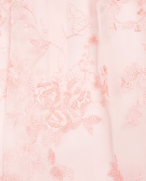 Dolce&Gabbana Children's pink dress with embroidery L54DW1FLSNF46