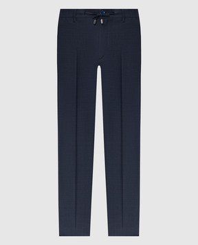 Stefano Ricci Blue wool pants M1T610002AW0017U