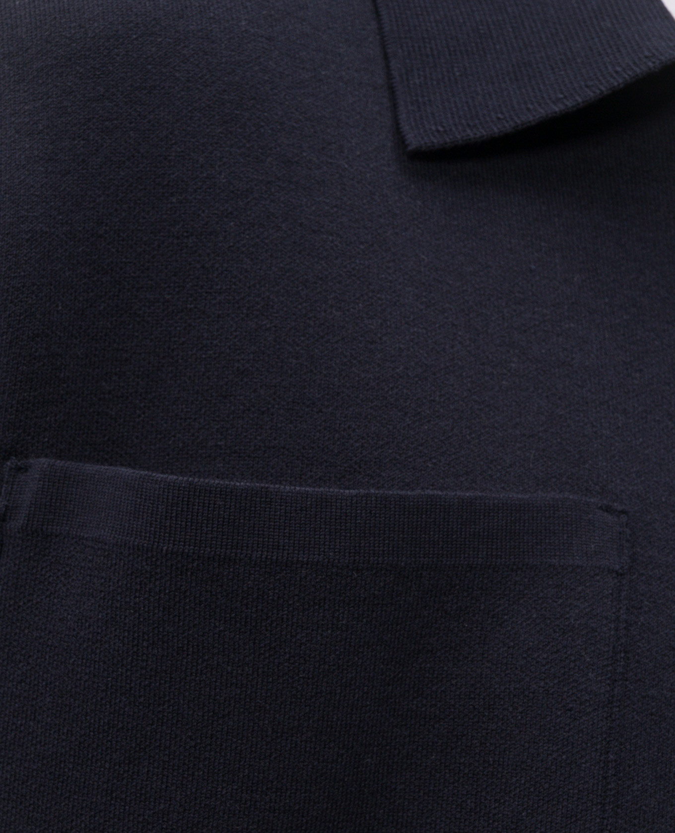 Blue cardigan with silk Cashmere&Whiskey 5