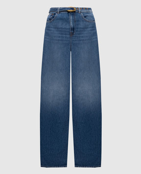 Twinset Blue jeans with a belt 262TT2390