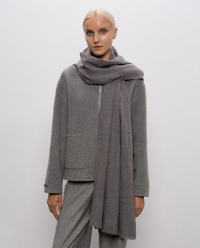 Peserico Gray wool stole S31555C0CC959