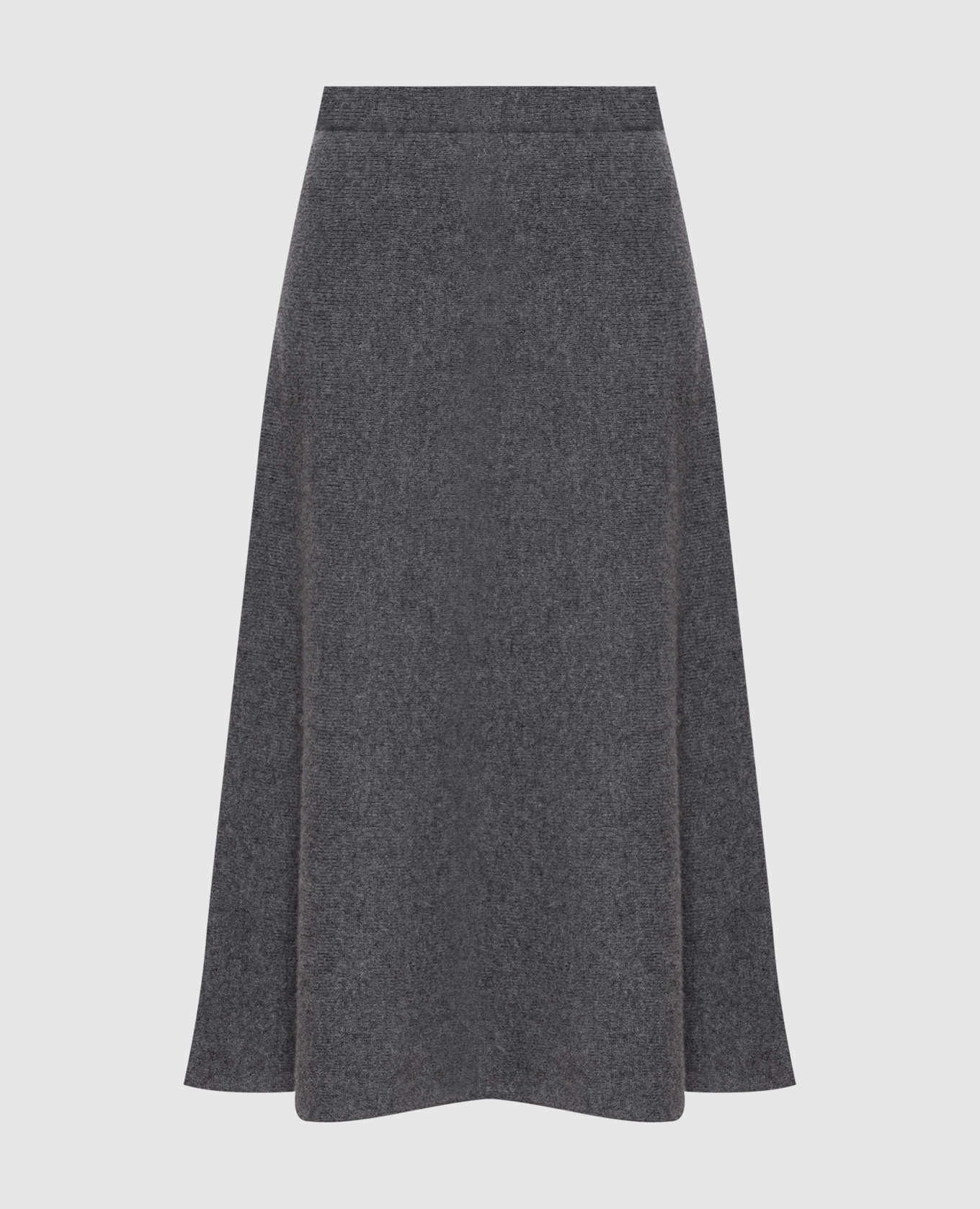 Gray wool skirt
