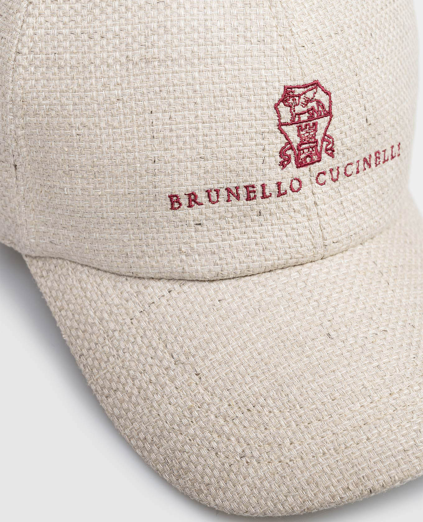 

Beige silk, linen and wool cap Brunello Cucinelli