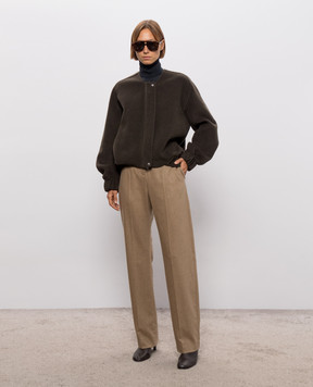 Khaite Brown Hunter pants 3214604
