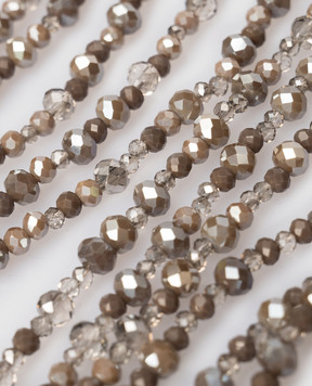 Peserico Brown necklace with monil chain A35506C0CC779
