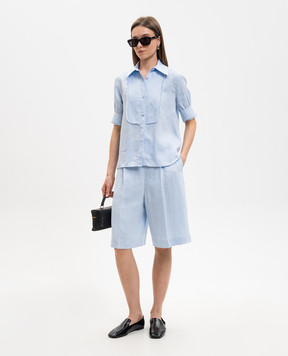 Agnona Blue shirt TD1117YU3049