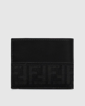 Fendi Black combination purse with monogram pattern 7M0001B139