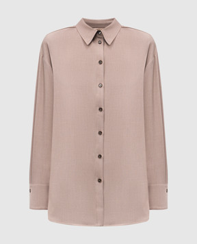 Twinset Beige shirt with logo 252TF2040