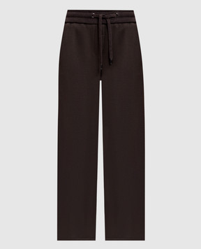 Peserico Brown sweatpants P04461J0A5071