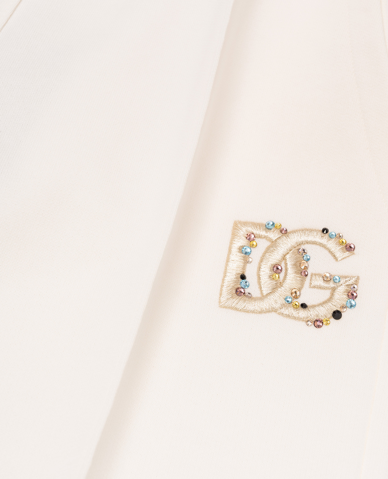 

Children's ivory sweatpants with monogram embroidery Dolce&Gabbana, Beige