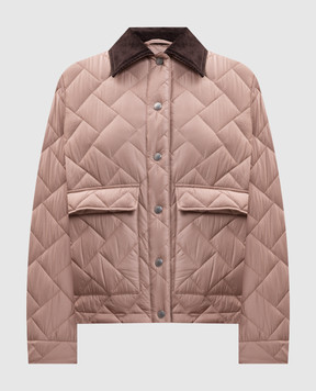 Peserico Beige quilted jacket A23031A6957