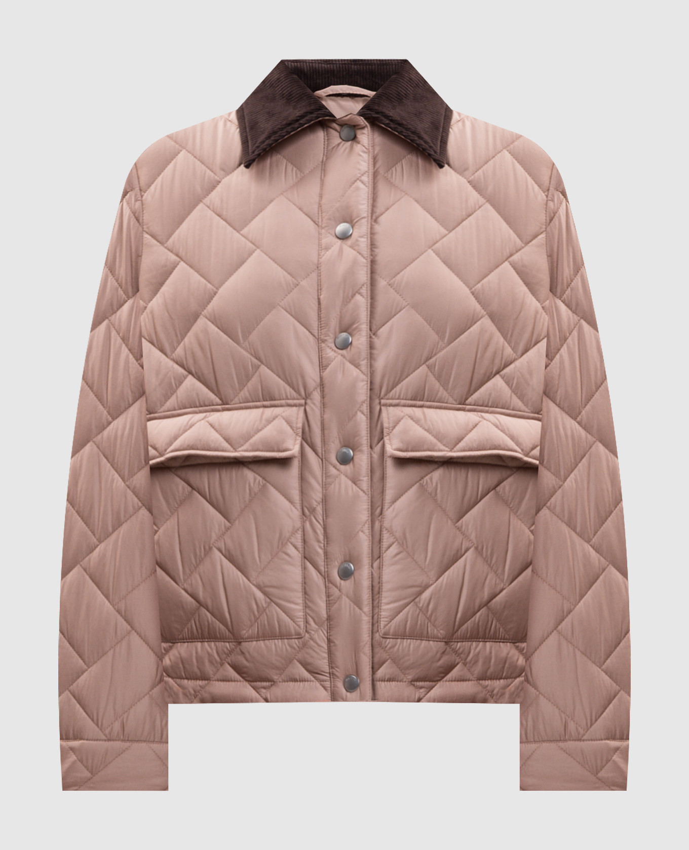 Beige quilted jacket