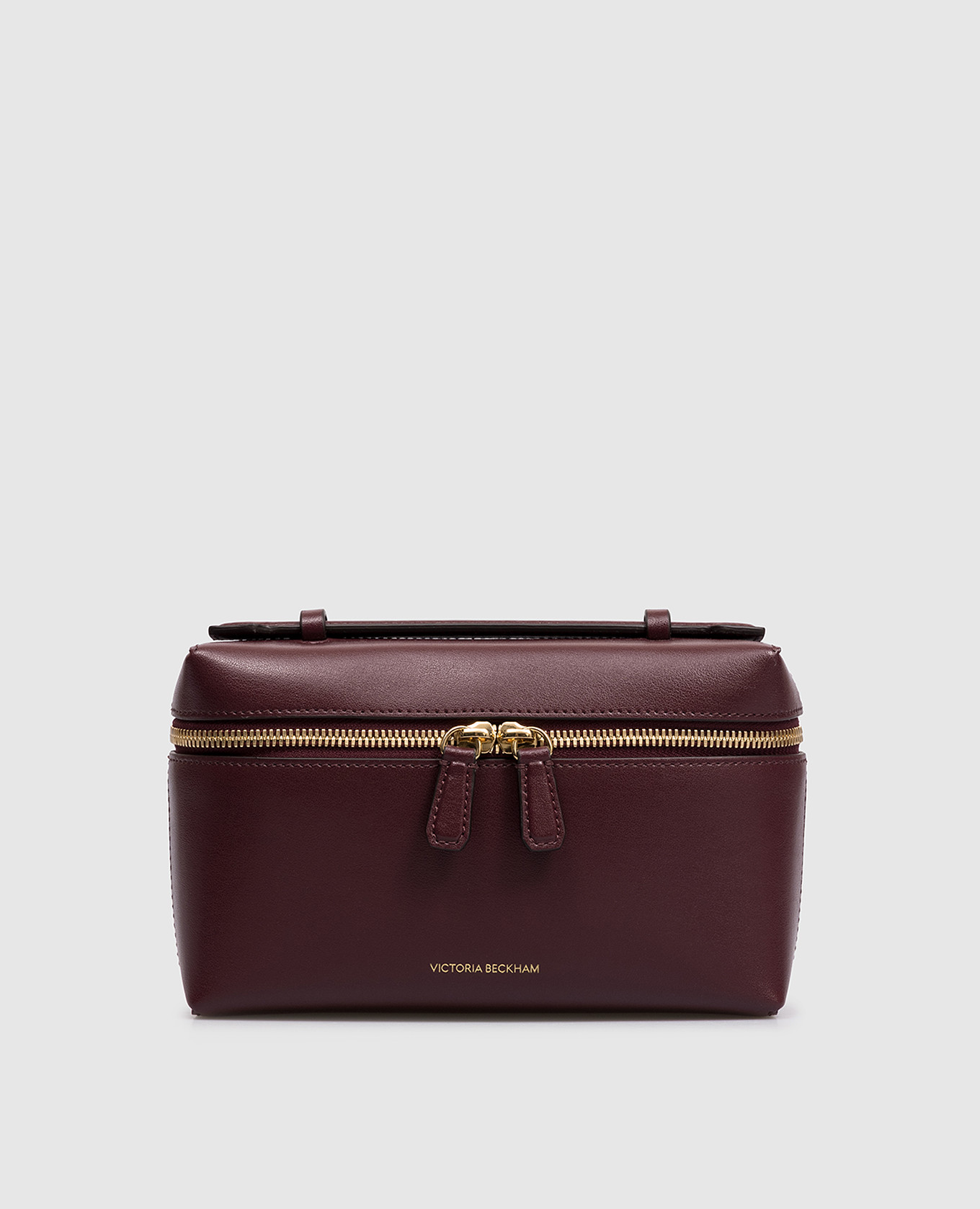 

Burgundy leather crossbody bag Vanity Victoria Beckham