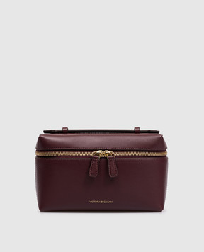 Victoria Beckham Burgundy leather crossbody bag Vanity B126AAC007158A