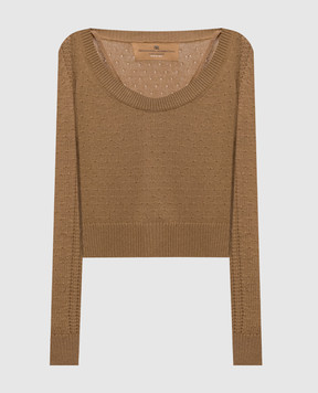 Ermanno Scervino Brown cashmere jumper D495M309JBV