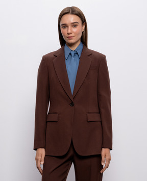 Brunello Cucinelli Brown wool jacket MG5537723P