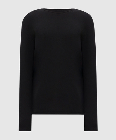 Black long sleeve with wool