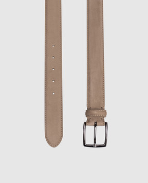 Peserico Brown nubuck belt with logo R72033C0CC765
