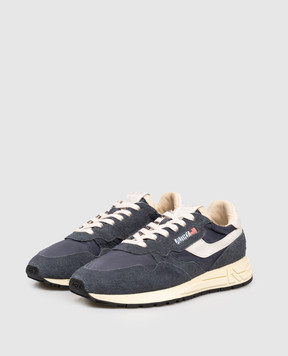 AUTRY Blue REELWIND combination sneakers A1UNWWLMNC30